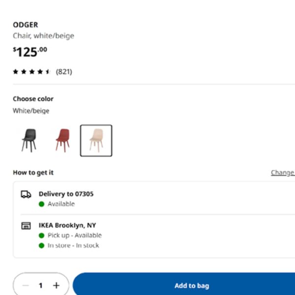 Ikea ODGER办公椅 - 图片 2