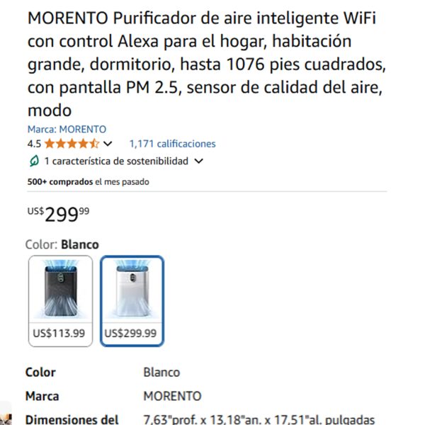 MORENTO空气净化器 - 图片 2