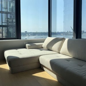 Lionel 2 – Piece Upholstered Chaise Sectional 白色莱昂内尔双人布艺贵妃榻组合沙发