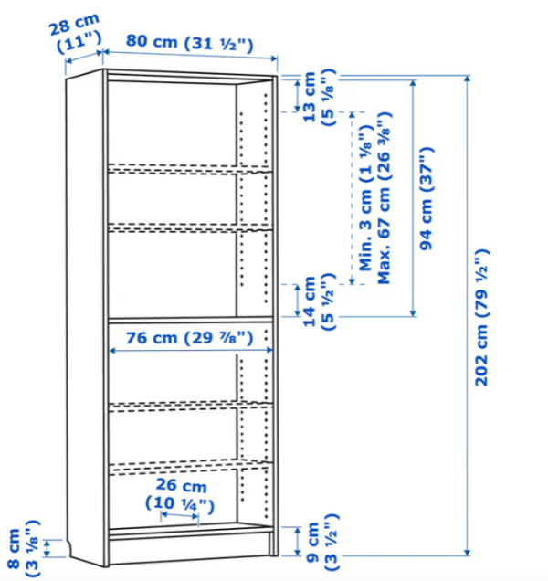 IKEABeige oversized storage cabinet IKEA米白色超大储物柜（隔断可自行调节） - 图片 3