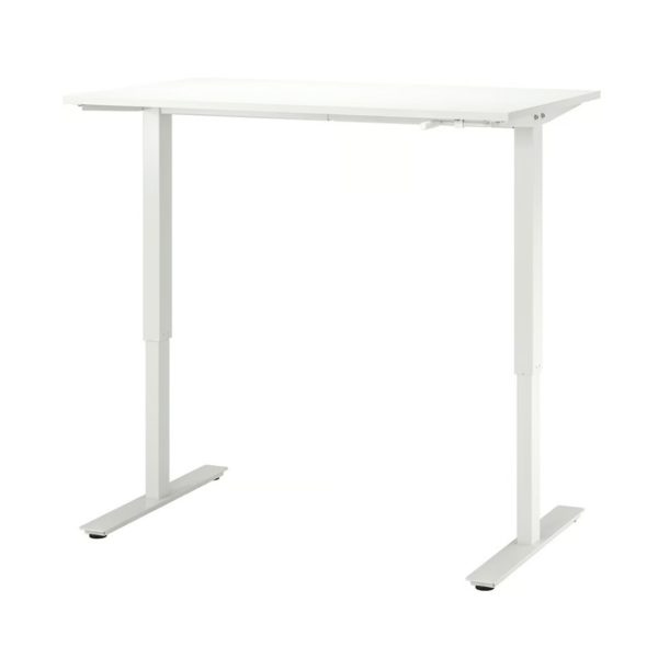 TROTTEN Desk sit/stand, white（白色手动机械式升降桌）