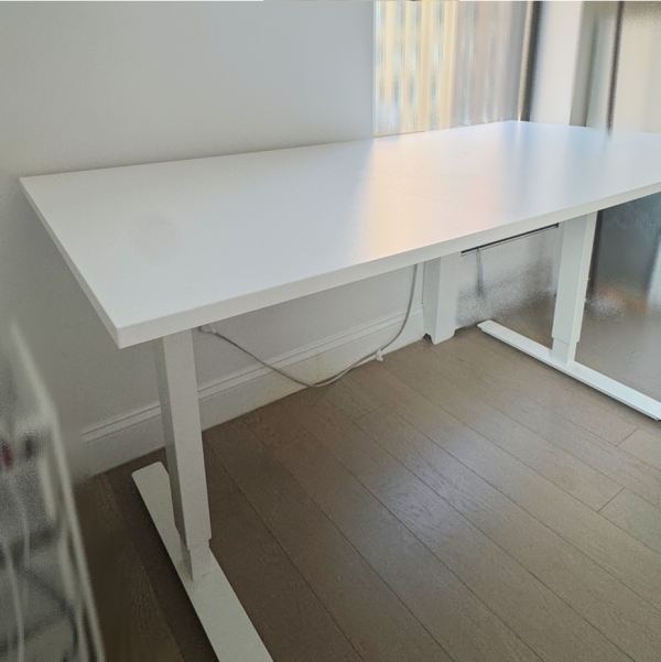 TROTTEN Desk sit/stand, white（白色手动机械式升降桌） - 图片 5